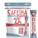 CAFEINA 2X - 200mg Koffein och Electrolyte Infused Powder Stick Packs (18 greve)