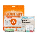 RHINO RESCUE Burn Kit, 4pcs Burn Dressings 4x4, 8pcs Burn Gel Packets 3.5g, 4pcs Burn Pads, First Aid Kit Cooling Soothing Cream Relief med Bandage, Nitrile Gloves, Scissors, Tape, HSA / FSA Berättigade
