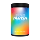 PWDRS Pre-Workout Powder, All Natural Pre Workout för energi, pump, uthållighet och styrka, med koffein (Rainbow Snowcone)