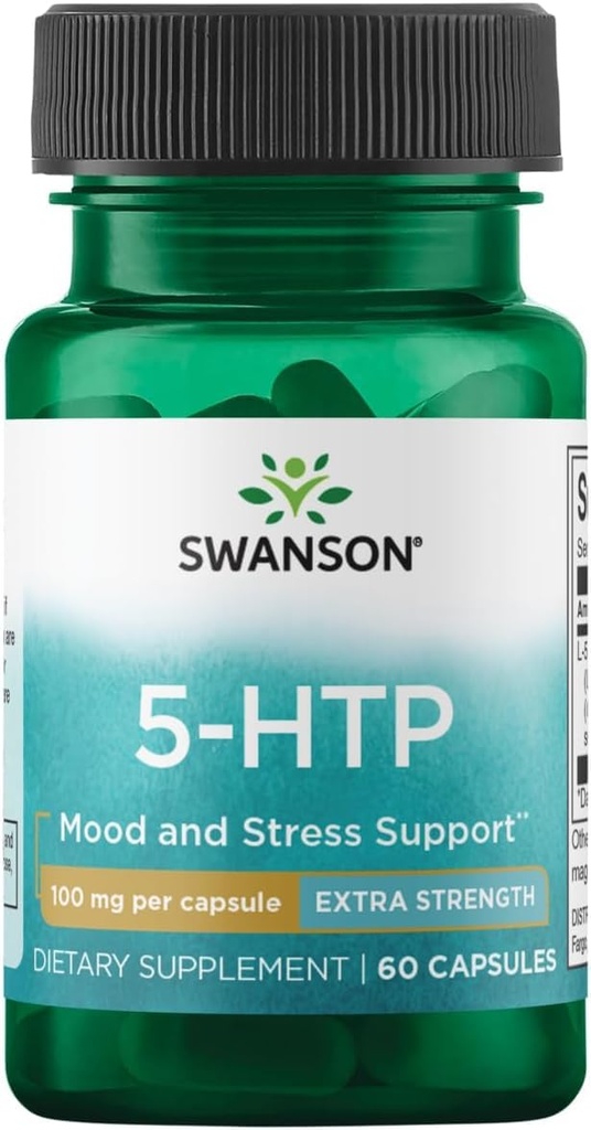 Swanson Ultra 5-Htp - Extra styrka 100 mg 60 Caps