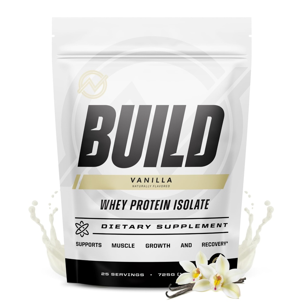 Outwork Nutrition Whey Isolate Protein Powder - Accelerates Muscle Building & Recovery - Low Lactose, Gluten-Free - Post Workout Supplement - Förbättrad proteinsyntes, Vanilla, 1.6lbs