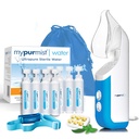 Mypurmist® Premium Value Pack - Handheld Ultrapure Instant Steam Inhaler - Fast Allergy Nasal Congestion Cold Cough Sinus Relief - Vaporizer Humidifier Steamer, Voice Care