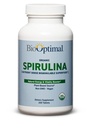BioOptimal Organic Spirulina tabletter - Organic, Non-GMO, No Additives or Fillers - 500mg Premium Quality Dietary Supplement med vitaminer, mineraler och antioxidanter (240 tabletter)