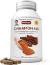 ANDREW LESSMAN Cinnamon 400mg - 240 kapslar - Hög styrka, standardiserat extrakt. Inga tillsatser. Liten lätt att svälja kapslar