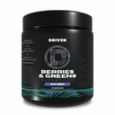 Driven B & G Berries & Greens Superfood Powder, 30 portioner - organisk växtbaserad formel med probiotika & Digestive Enzymes - Stöder återhämtning, hälsosam matsmältning och immunfunktion