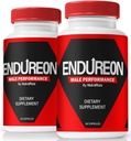 NutraRize (2 Pack) Endureon Pills - Daglig supportformel med Premium Ingredienser för att hjälpa till att upprätthålla mäns energi, prestanda och vardags Wellness | Easy-to-Take Capsules (120 kapslar)