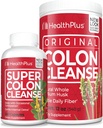 Health Plus Super Colon Cleanse (240 kapslar) & Colon Cleanse (12 Ounces / 48 portioner)