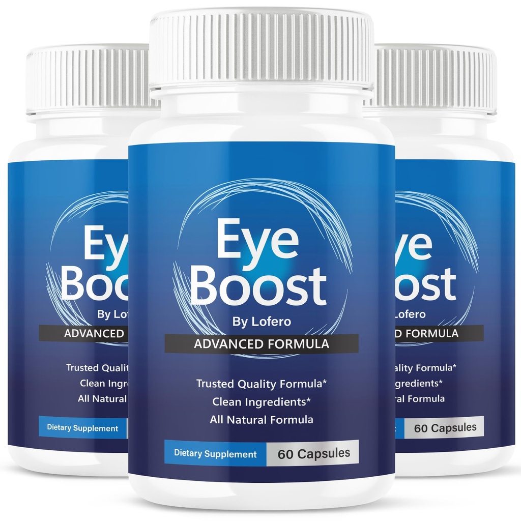 (3 Pack) Eye Boost Capsules, EyeBoost Premium Eye & Vision Formula Advanced All-Natural Vitamin Supplement Pills for Eye Visual Sight - Overall Wellness Support Made in USA (180 ct)