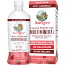 MaryRuth Organics Liquid Nighttime Multimineral | No Melatonin | Bedtime Routine | Magnesium Citrate | Calcium | Zink | Vitamin D3 | Tillgänglig i 4 smaker | Vegan | Sugar Free | Gluten Free | 32 Ozc | Vitamin D3 | Tillgänglig i 4 smaker | Vegan