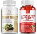 Cortisol Supplement Capsules och Magnesium Supplement Gummies