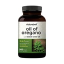 NatureBell Oregano Oil med Black Seed Oil, 360 Softgels | 360-dagars Supply Essential Oils for Immune Health | Behåller hög koncentrerad Carvacrol & Thymoquinone - Non-GMO