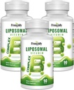 Active B Complex Liposomal B-vitaminer med Plus Choline Inositol High Potency B Complex B1, B2, B3, B5, B6, Biotin, Folate, B12 Methylcobalamin stöder energi och hjärnhälsa - 270 Softgels