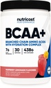 Nutricost BCAA + Hydration Powder (Raspberry Lemonade) 30 portioner - Branched Chain Amino syror med Hydration Complex - Gluten-Free, Non-GMO