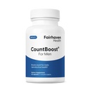 Fairhaven Health CountBoost för män Optimal Count och Volume Male Fertility Supplement - Pre-Conception Nutrition för honom - med Ashwagandha, Vitamin C och CoQ10-60 kapslar
