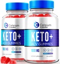 NutraRize (Pack of 2 Celsium Keto + ACV Gummies, Avancerad Formel 1000MG Apple Cider Vinegar, All-Natural Keto Officiell, Celsium Dietary Supplement, Recensioner (120 Gummies)