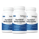 Fairhaven Health 3 månaders leverans FertilAid för män Prenatal Male Fertility Supplement | Räkna och Motility Support Pre Conception för honom | Fertilitetsstöd Inkluderar, Zink och folat | 90 kapslar