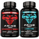 Prime Labs Prime Testosteron Booster + L Arginine Nitric Oxide Capsules - 60 Räkna varje
