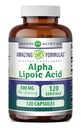 Fantastiska formler Alpha Lipoic Acid 300 Mg kapslar tillskott | Icke-GMO | Gluten Free | Made in USA (120)