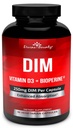 DIM Supplement 250mg med vitamin D3 Plus BioPerine - Diindolylmethane Menopause & Estrogen Support, Hormon Balance Support för kvinnor och män - 90 vegetariska Caps
