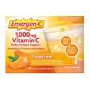 Emergen-C 1000mg Vitamin C Immune Support Powder Tangerine 30CT inkluderar Zink, Manganese, 7 B Vitaminer och Electrolytes för Back to School Essentials