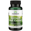 Swanson Spinach Leaf Extract - Herbal Supplement Promoting Overall Health - Green Foods Formel w / Beneficial Thylakoids & Chlorophyll - (60 Veggie Capsules, 650mg Varje)