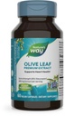 Naturens Way Olive Leaf, Premium Extract, stöder hjärthälsa*, 20% Oleuropein, 250 mg per portion, Non-GMO Project Verified, 60 Vegan Capsules (Packaging May Vary)