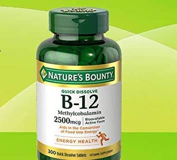Naturens Bounty B-12 2500mcg, 300 flikar