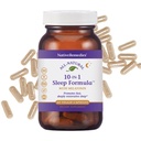 Native Remedies 10-i-1 naturlig sömnhjälp för vuxna och barn 4 + - Herbal Sleep Supplement med Melatonin 5mg, Magnesium, Valerian Root, Chamomile & L-Tryptophan - Non-Habit Forming, Vegan, 60 Capsules