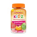 Emergen-C Kidz Daily Immune Support Dietary Supplements, smaksatta gummies med vitamin C och B-vitaminer, Fruit Fiesta Flavored Gummies, Tillbaka till skolan Essentials - 44 greve