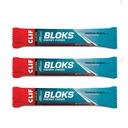 CLIF BLOKS - Energy Chews - Tropical Punch med 25 mg koffein-icke-GMO - Växtbaserad mat - Snabbbränsle för cykling och körning -Workout Snack (2.1 Ounce Packet, 3 Count)