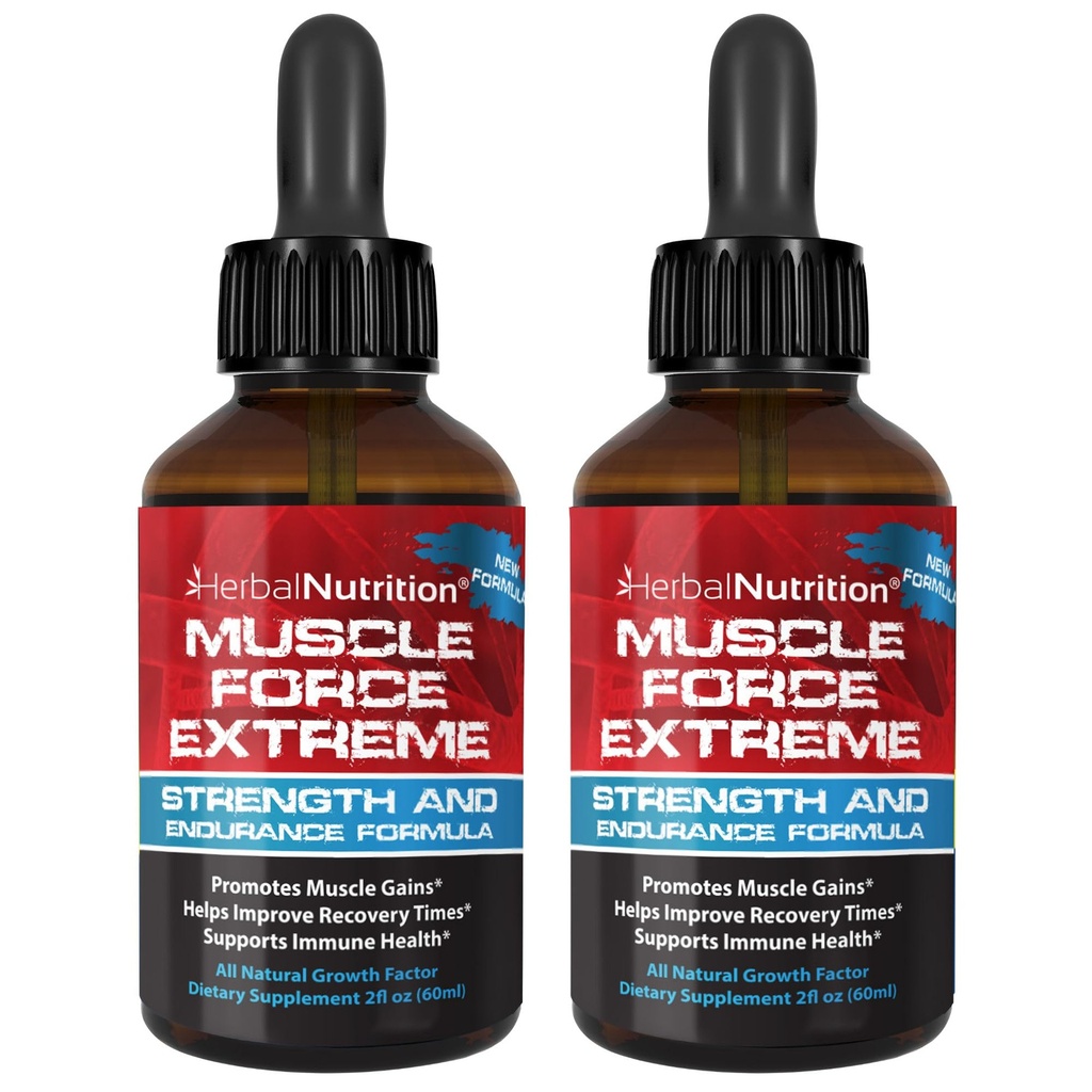 Muskelkraft Extreme 2 flaska Pack 345mg Proprietary Formel Vår starkaste styrka och uthållighet Spray, förbättrar muskelstyrka och återhämtningstid 2oz flaskor