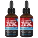 Muskelkraft Extreme 2 flaska Pack 345mg Proprietary Formel Vår starkaste styrka och uthållighet Spray, förbättrar muskelstyrka och återhämtningstid 2oz flaskor