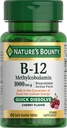 Naturens Bounty Vitamin B12, 60 Count