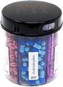 Monster Jr Supplement Pill Dispenser - Håller små Medium Medicin Vitaminer och lätt Dispens från en Container Inkluderar Compartment Labels ( 1 Pack)