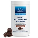 Equilife Daily Nutritional Support, All-in-One Multivitamin Meal Replacement, Pure Chocolate Flavor, 15G Plant Protein, Stöder Övergripande Wellness Inklusive energi, Digestion, & Skin, 14 Servings Tub