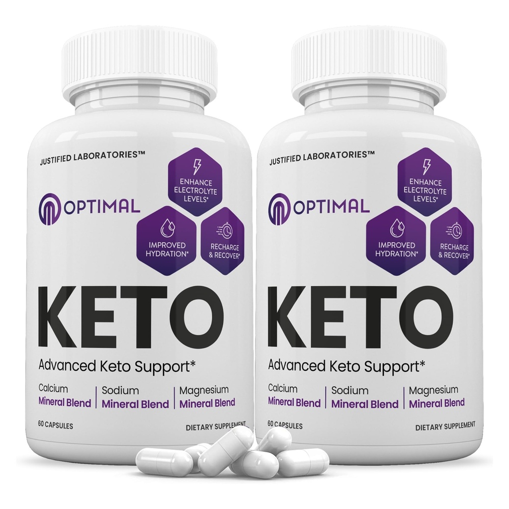 Optimal Keto Pills 1275MG New & Improved Formel innehåller Apple Cider Vinegar Extra Virgin Olive Oil Powder Green Tea Leaf 120 kapslar