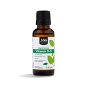 Hela livsmedelsmarknaden, vitamin D-3 Liquid Mint Flavor 1000IU, 1 OZ
