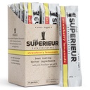 Superieur Electrolyte Powder Packets- Vegan Electrolyte Hydration Powder W/Sea Minerals- Keto Friendly, Non-GMO, Zero Sugar Electrolyte Supplement-Healthy Sports Drink-Strawberry Lemonade (14 Packets)