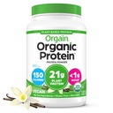 Orgain Organic Vegan Protein Powder, Vanilla Bean - 21g Plant Protein, 6g Prebiotic Fiber, No Lactose Ingredients, No Added Sugar, Non-GMO, For Shakes & Smoothies, 2,03 lb (Packaging May Vary)