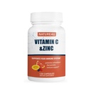 Vitamin C 1000mg med Zink, Rose Hips och Citrus Bioflavonoider, Immune Support Supplement Antioxidants Protection, 120 kapslar