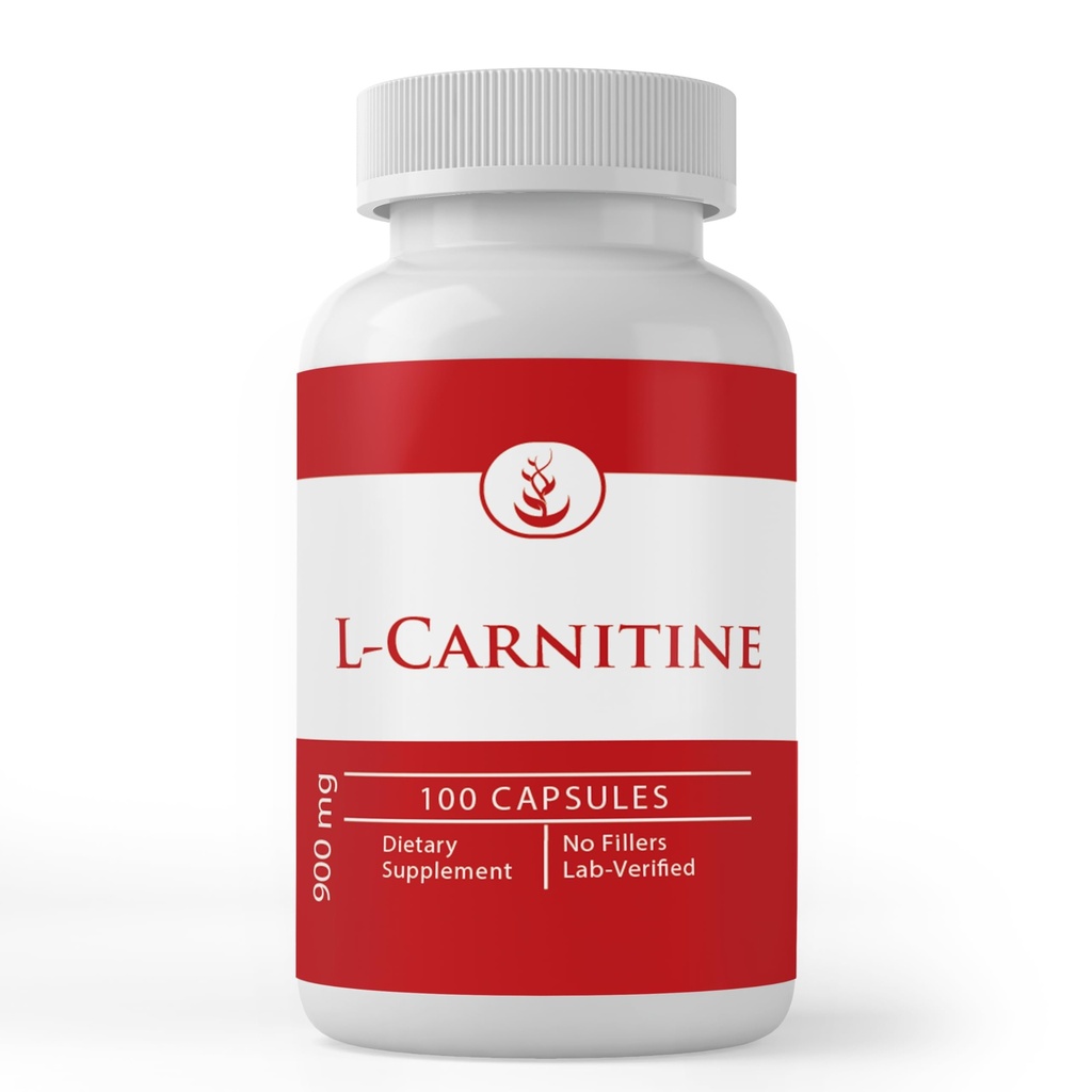 PURE ORIGINAL INGREDIENTS L-Carnitine (100 kapslar) Alltid rena, inga tillsatser eller fillers, Lab Verified