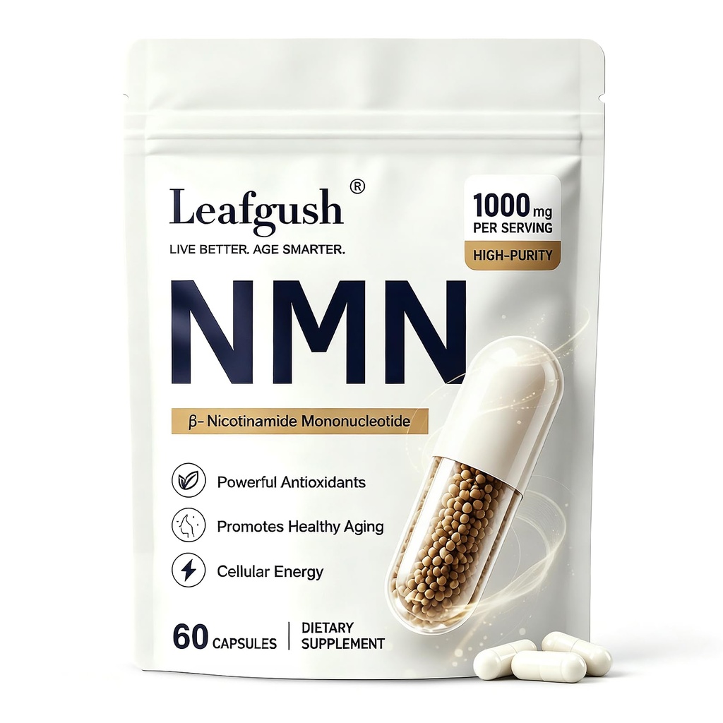 NMN Supplement 1000mg, NAD+ Precursor with TMG 300mg & Grape Seed Extract 100mg, Nicotinamide Mononucleotide for Cellular Energy, Healthy Aging Support, Advanced 3-in-1 Daily Formula