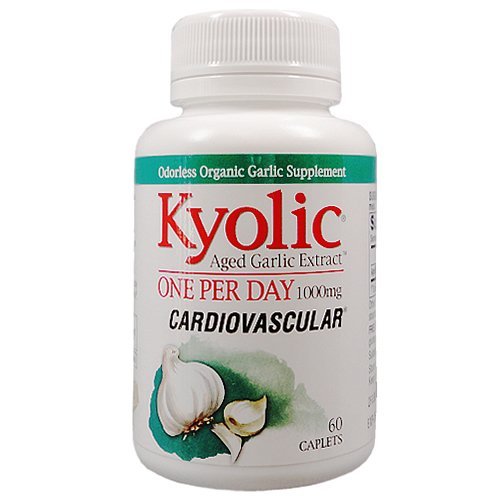 Kyolisk åldrande vitlök extrahera en per dag, 60 kapell, 1000 mg, från Wakunaga