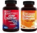 BioEmblem Turmeric Curcumin Supplement med BioPerine och Joint Support