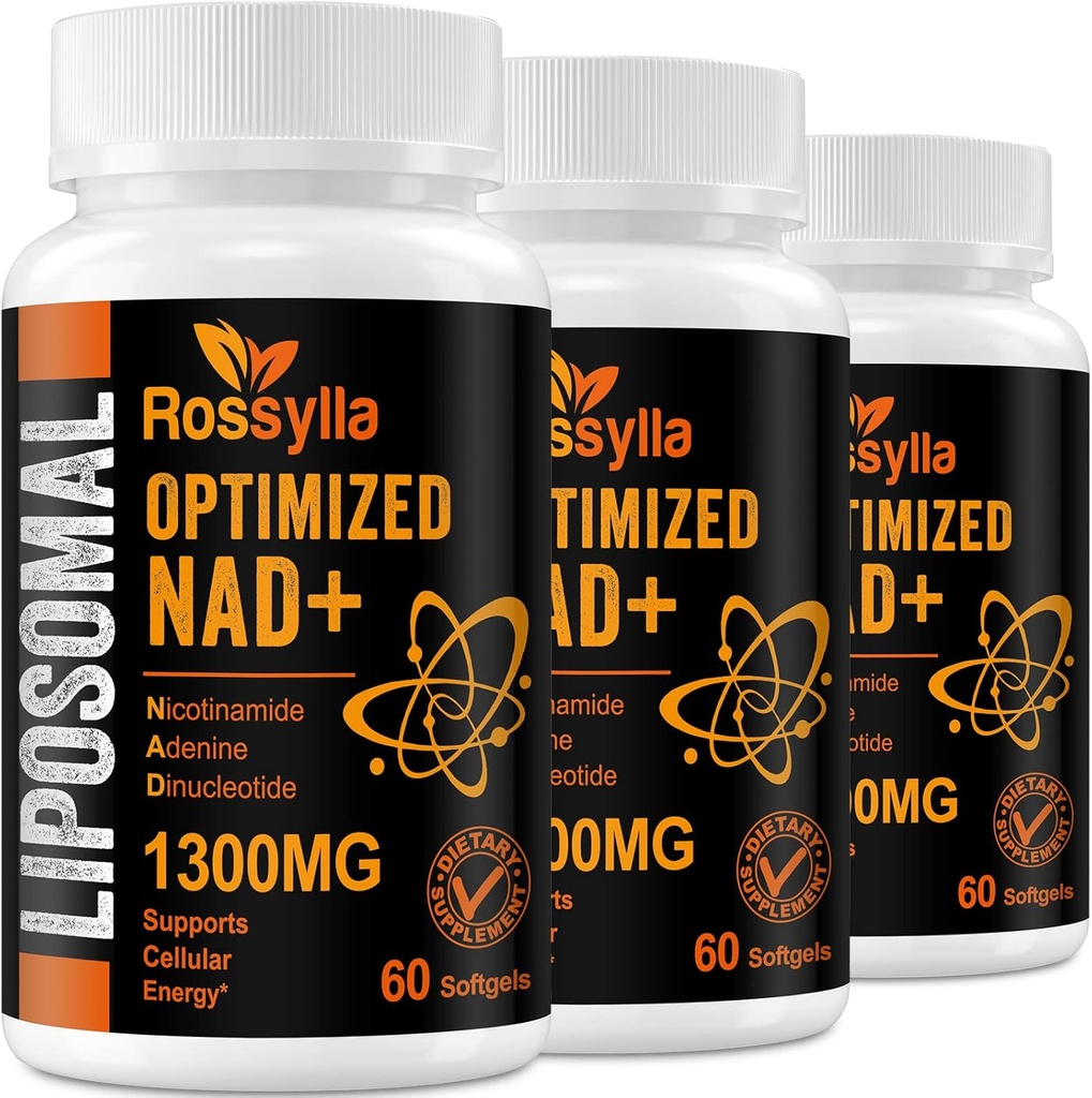 1300 MG Liposomal NAD + Supplement | Högsta Absorption | Purest NAD Supplemet för att öka NAD + Effektivt | Boosting NAD+ Tillägg för åldrande besvär, cellulär energi, livslängd | 180 greve