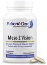 Patient One Meso-Z Vision | Tillägg för att stödja ögonhälsa och blå ljusfiltrering * | med Lutein, Zeaxanthin och Meso-Zeaxanthin | 30 kapslar