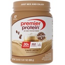 Premier Protein Powder, Café Latte, 30g Protein, 1g Sugar, 100% Whey Protein, Keto Friendly, Gluten Free, No Soy, 95mg Koffein för energi, 23,9 oz (17 portioner)