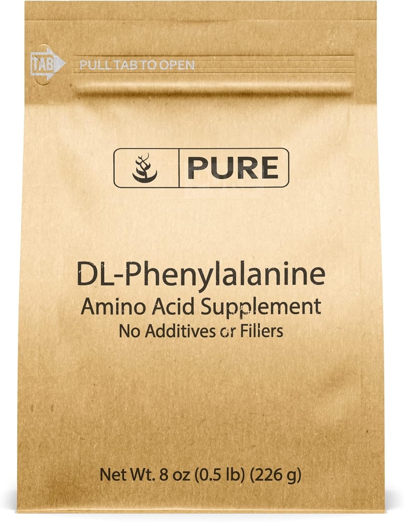 Rena originalingredienser DL-Phenylalaninpulver (8 oz) Alltid rena, inga fillers eller tillsatser