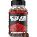 Testosteron Gummies för män (60 greve) Testosteron Supplement för män - Premium Test Booster - Stödstyrka, Stamina, Drive & Performance - Tredje part testad, icke-GMO, Vegan Safe & Made i USA
