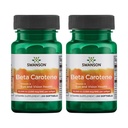 Swanson Beta-Carotene - Vitamin A Supplement Promoting Immune Health, Eye & Skin Health - Natural Wellness Formel - (250 Softgels, 3000mcg Varje) (2 Pack)
